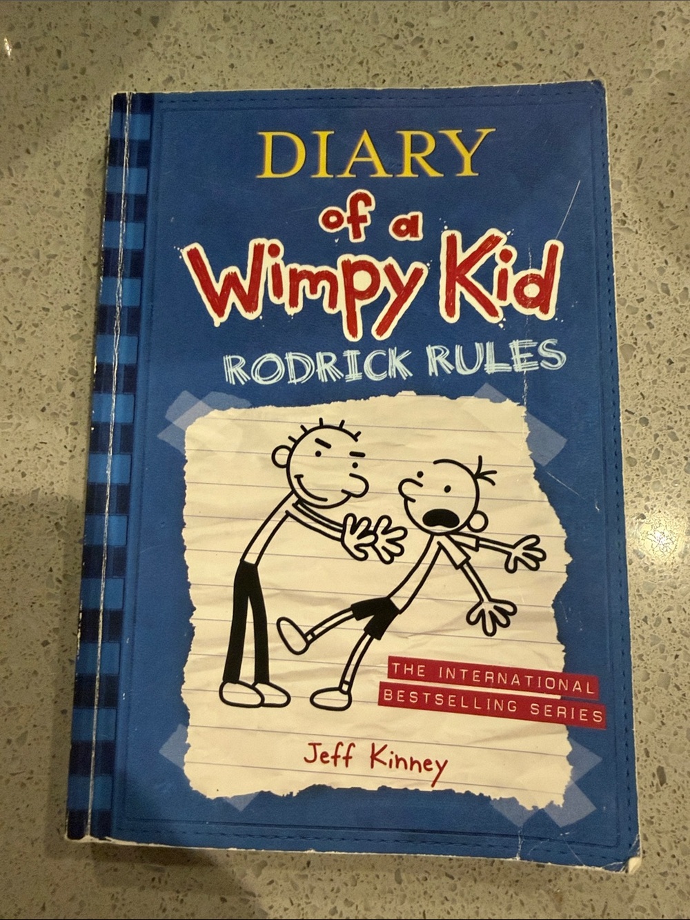 Diary of a Wimpy Kid: Rodrick Rules - Blue Kids Book by Jeff Kinney